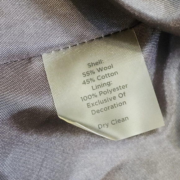 Talbots Wool Blend Brown Tweed Button Blazer - Picture 9 of 9